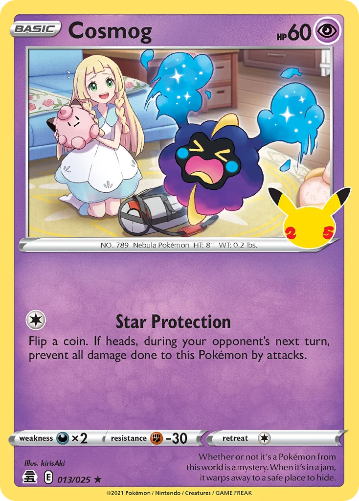 Cosmog 013 Celebrations Pokemon Card