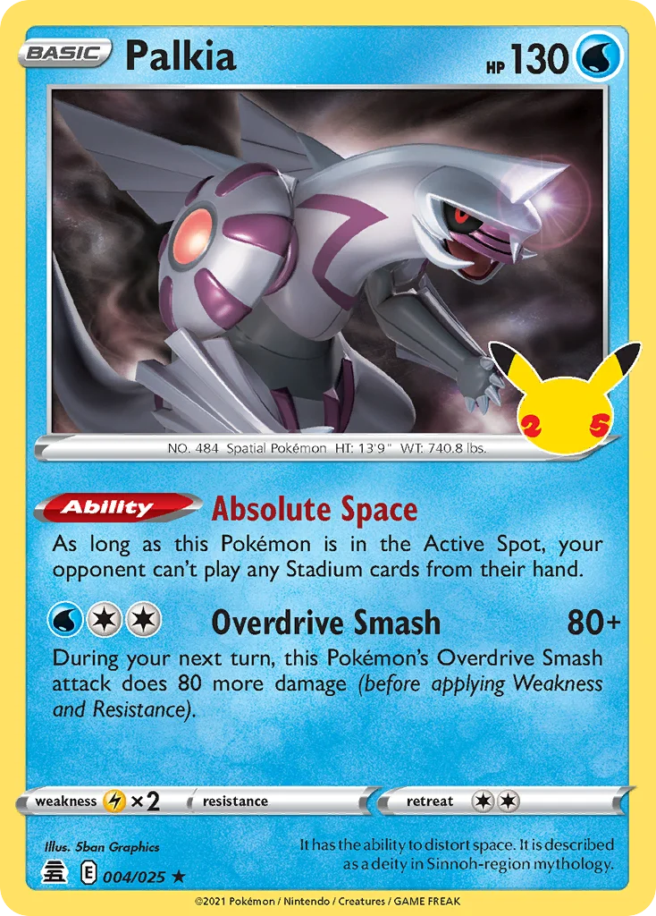 Palkia 004 Celebrations Pokemon Card