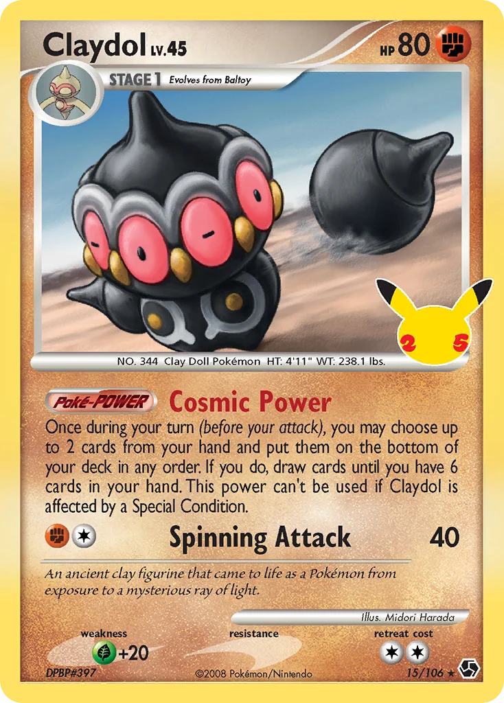 Claydol CC15C Celebrations Pokemon Card