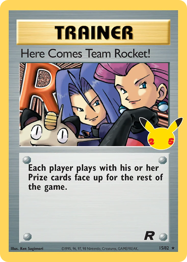 Here Comes Team Rocket! CC15H Celebrations Pokemon Card