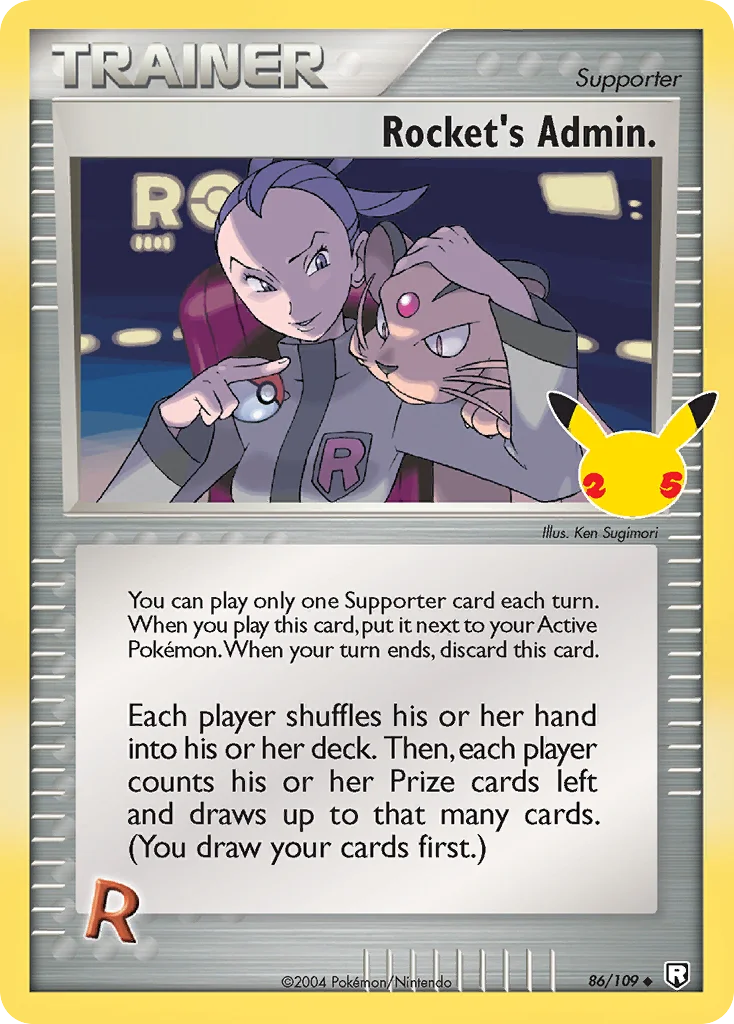 Rocket's Admin. CC86 Celebrations Pokemon Card