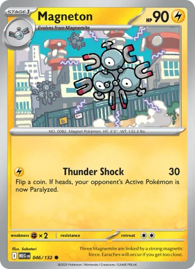 Magneton 046 Mega Evolution (ME1) Pokemon Card