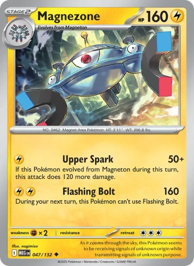 Magnezone 047 Mega Evolution (ME1) Pokemon Card