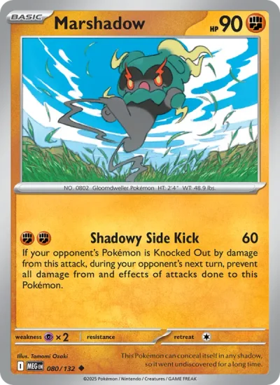 Marshadow 080 Mega Evolution (ME1) Pokemon Card