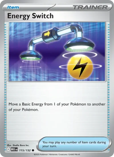 Energy Switch 115 Mega Evolution (ME1) Pokemon Card