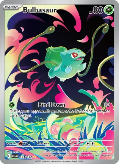 Bulbasaur 133 Mega Evolution (ME1) Pokemon Card