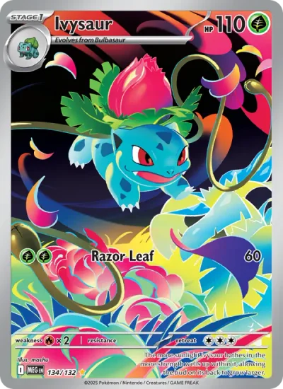 Ivysaur 134 Mega Evolution (ME1) Pokemon Card