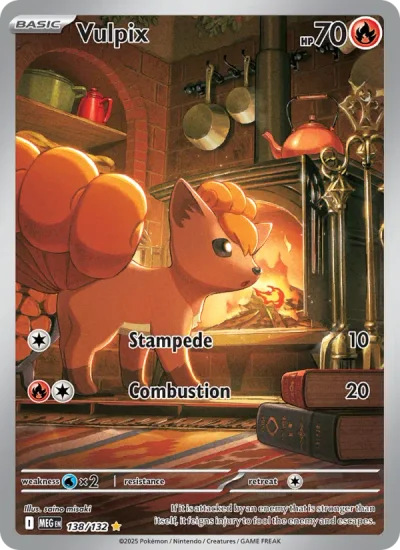 Vulpix 138 Mega Evolution (ME1) Pokemon Card