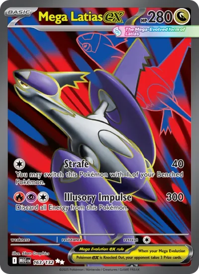 Mega Latias ex 163 Mega Evolution (ME1) Pokemon Card