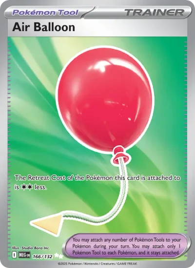 Air Balloon 166 Mega Evolution (ME1) Pokemon Card