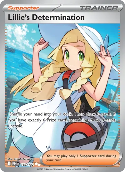 Lillie's Determination 169 Mega Evolution (ME1) Pokemon Card