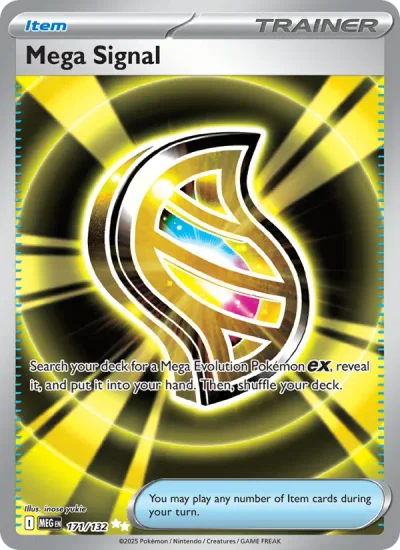 Mega Signal 171 Mega Evolution (ME1) Pokemon Card