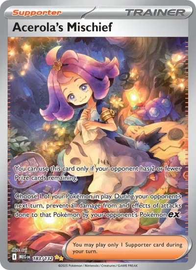 Acerola's Mischief 183 Mega Evolution (ME1) Pokemon Card