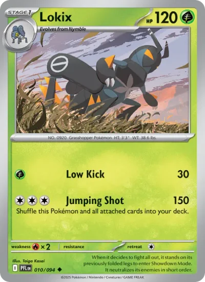 Lokix 010 Phantasmal Flames Pokemon Card