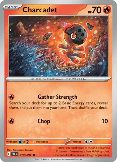 Charcadet 019 Phantasmal Flames Pokemon Card