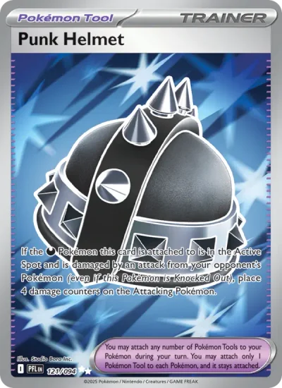 Punk Helmet 121 Phantasmal Flames Pokemon Card