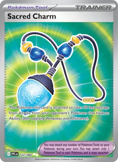 Sacred Charm 122 Phantasmal Flames Pokemon Card