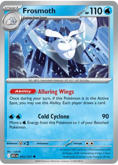 Frosmoth 053 Ascended Heroes Pokemon Card