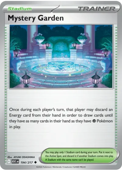 Mystery Garden 194 Ascended Heroes Pokemon Card