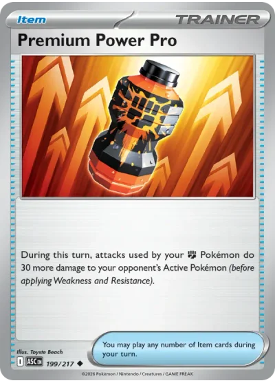 Premium Power Pro 199 Ascended Heroes Pokemon Card