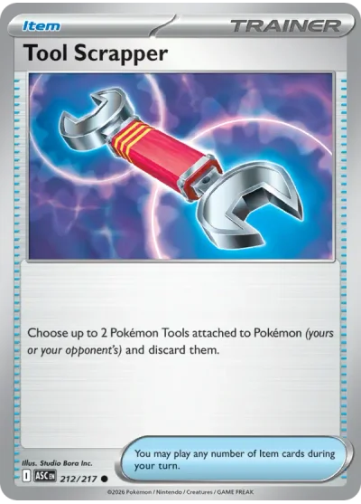 Tool Scrapper 212 Ascended Heroes Pokemon Card