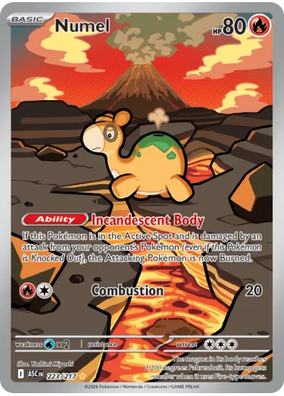 Numel 223 Ascended Heroes Pokemon Card