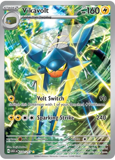 Vikavolt 230 Ascended Heroes Pokemon Card