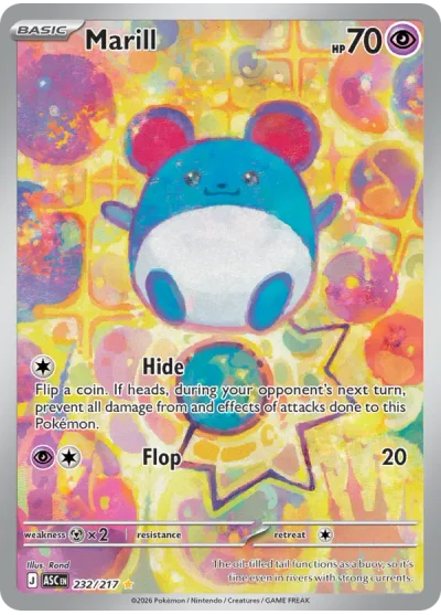 Marill 232 Ascended Heroes Pokemon Card
