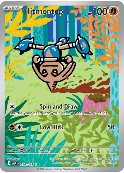 Hitmontop 240 Ascended Heroes Pokemon Card