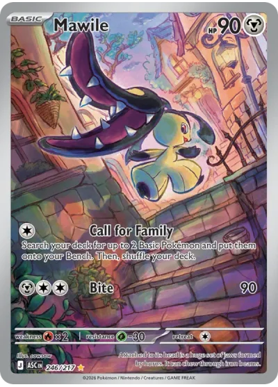 Mawile 246 Ascended Heroes Pokemon Card