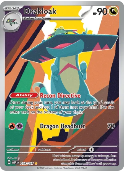 Drakloak 248 Ascended Heroes Pokemon Card