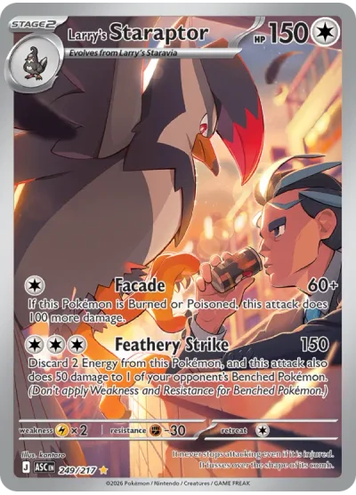 Larry's Staraptor 249 Ascended Heroes Pokemon Card