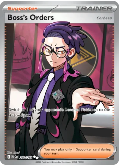 Boss's Orders 256 Ascended Heroes Pokemon Card