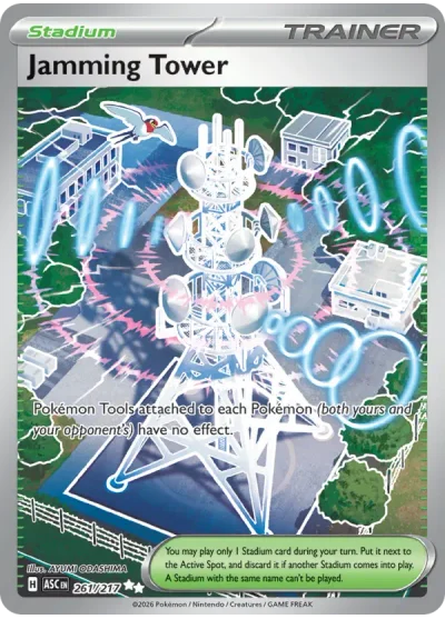 Jamming Tower 261 Ascended Heroes Pokemon Card