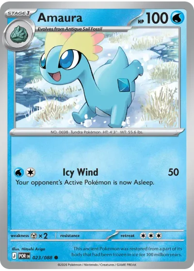 Amaura 023 Perfect Order (ME3) Pokemon Card