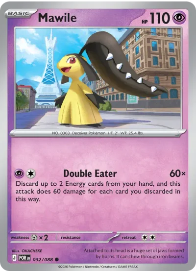 Mawile 032 Perfect Order (ME3) Pokemon Card