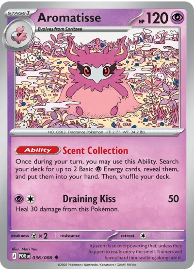 Aromatisse 036 Perfect Order (ME3) Pokemon Card
