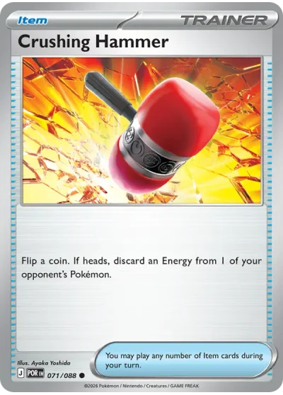 Crushing Hammer 071 Perfect Order (ME3) Pokemon Card