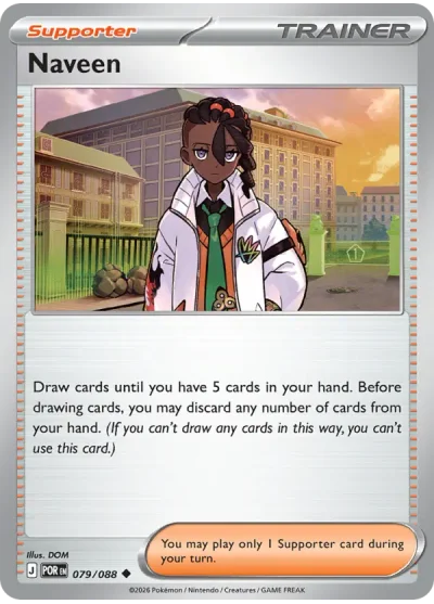 Naveen 079 Perfect Order (ME3) Pokemon Card