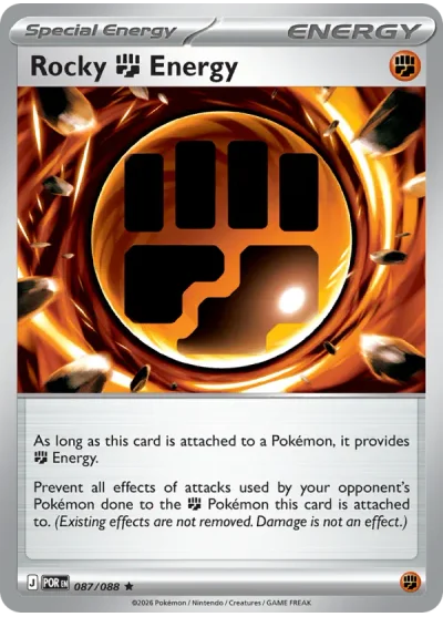 Rocky Fighting Energy 087 Perfect Order (ME3) Pokemon Card