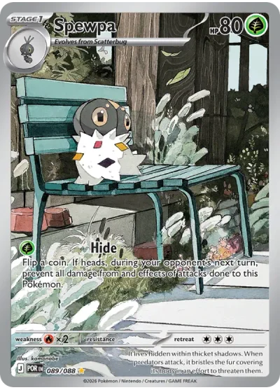 Spewpa 089 Perfect Order (ME3) Pokemon Card