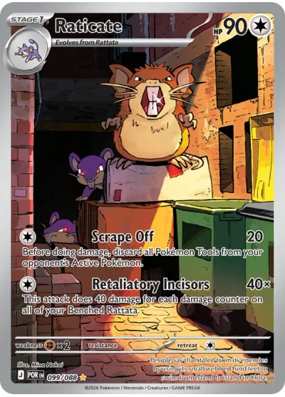 Raticate 099 Perfect Order (ME3) Pokemon Card