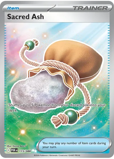 Sacred Ash 115 Perfect Order (ME3) Pokemon Card