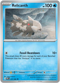 Relicanth #017