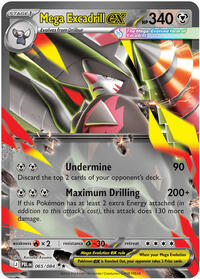 Mega Excadrill ex #065