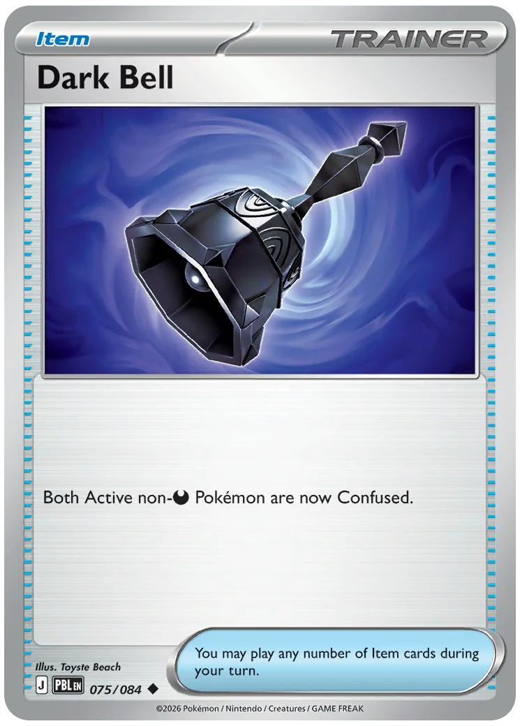 Dark Bell 075 Pitch Black Pokemon Card