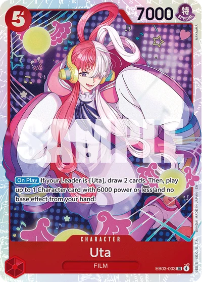 Uta 003 EB03 One Piece TCG Card
