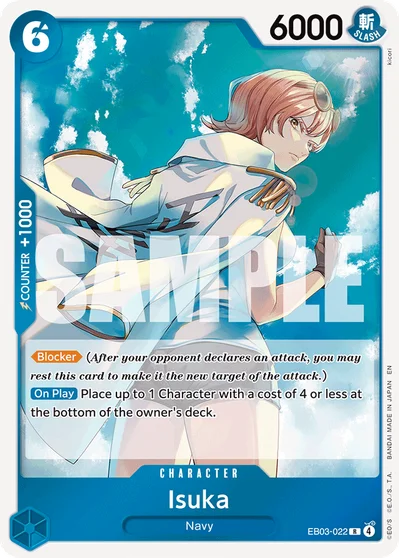 Isuka 022 EB03 One Piece TCG Card