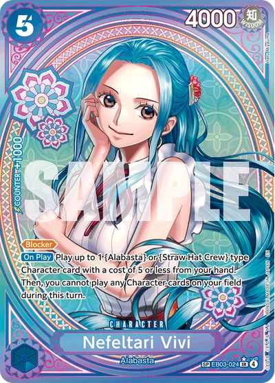 Nefeltari Vivi (specialAltArt) 024 Heroines Edition One Piece Card