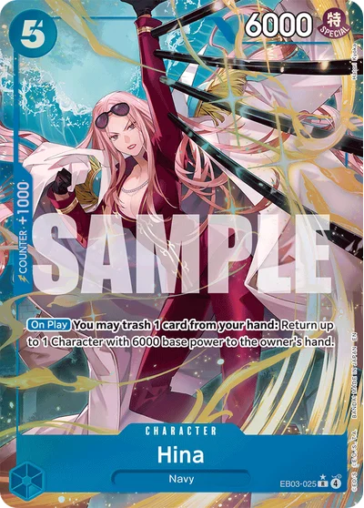 Hina (altArt) 025 Heroines Edition One Piece Card